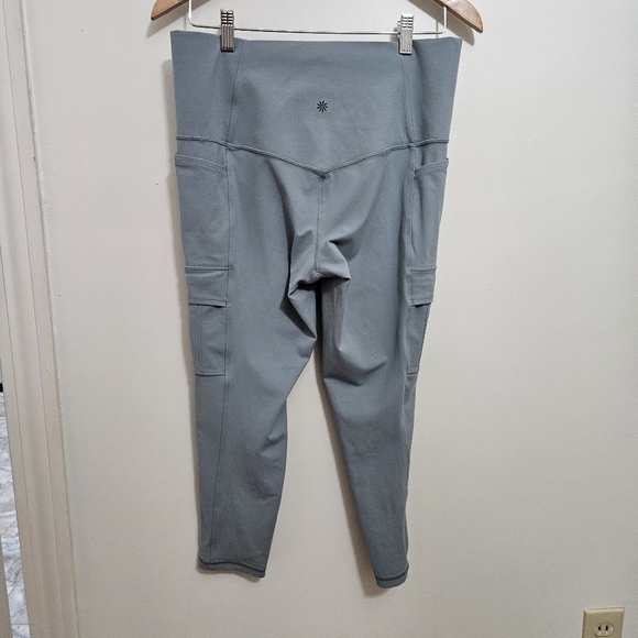 Athleta Salutation Cargo 7/8 Tight GREEN 1X - Picture 10 of 13